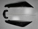 Carenagens Moto Kawasaki EX650 2009-2011 - Preto Brilhante Branco Decal