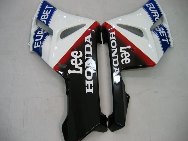 Carenagens Moto Honda CBR1000RR 2004-2005 - Branco Azul Vermelho Preto Brilhante Estrela EuroBet Lee