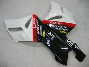 Carenagens Moto Honda CBR1000RR 2004-2005 - Branco Azul Vermelho Preto Brilhante Estrela Carrera Lee