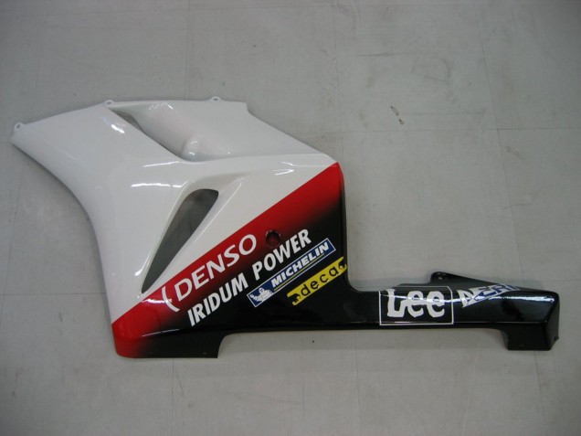 Carenagens Moto Honda CBR1000RR 2004-2005 - Branco Azul Vermelho Preto Brilhante Estrela Carrera Lee