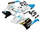 Carenagens Moto Honda CBR1000RR 2004-2005 - Branco Azul Claro Amarelo Preto Konica Minolta