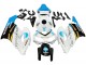 Carenagens Moto Honda CBR1000RR 2004-2005 - Branco Azul Claro Amarelo Preto Konica Minolta