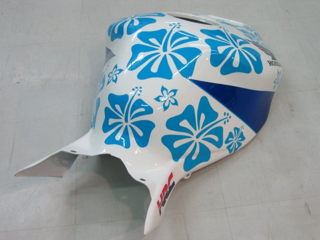 Carenagens Moto Honda CBR1000RR 2004-2005 - Branco Azul Neve Nastro Azzurro 46