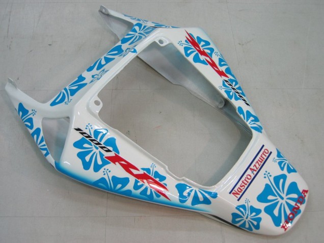Carenagens Moto Honda CBR1000RR 2004-2005 - Branco Azul Neve Nastro Azzurro 46