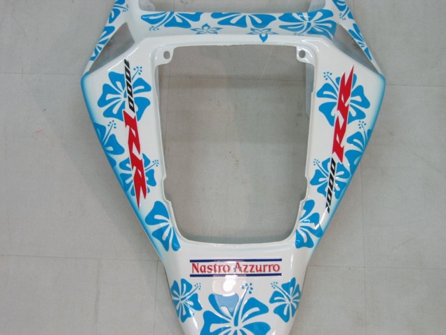 Carenagens Moto Honda CBR1000RR 2004-2005 - Branco Azul Neve Nastro Azzurro 46