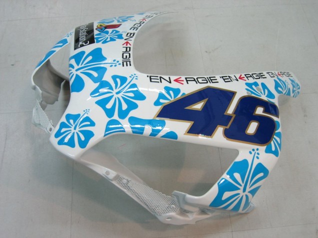 Carenagens Moto Honda CBR1000RR 2004-2005 - Branco Azul Neve Nastro Azzurro 46