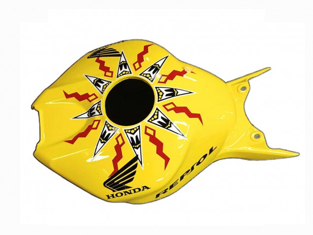 Carenagens Moto Honda CBR1000RR 2004-2005 - Amarelo Laranja Preto Brilhante Repsol Rossi 46