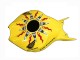 Carenagens Moto Honda CBR1000RR 2004-2005 - Amarelo Laranja Preto Brilhante Repsol Rossi 46