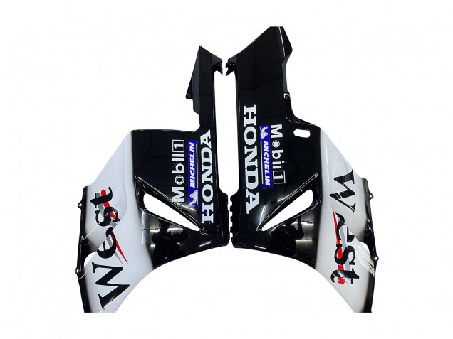 Carenagens Moto Honda CBR1000RR 2004-2005 - Preto Brilhante Branco West