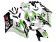 Carenagens Moto Honda CBR1000RR 2004-2005 - Branco Verde Preto Brilhante Hannspree 52