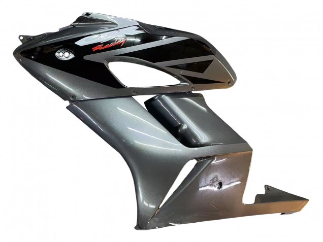 Carenagem Moto Honda CBR1000RR 2004-2005 - Prata Preto Brilhante