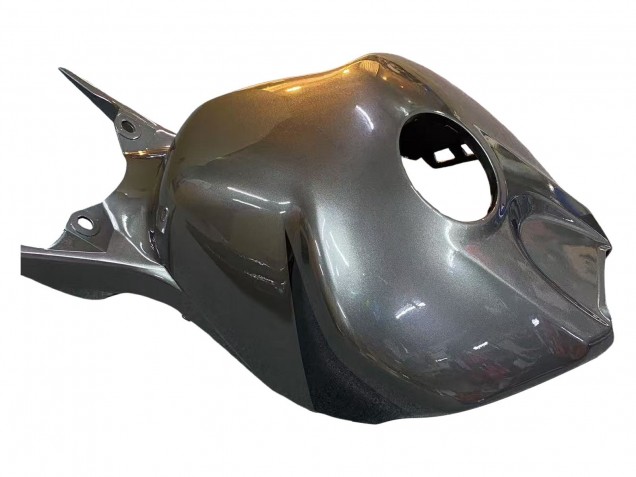 Carenagem Moto Honda CBR1000RR 2004-2005 - Prata Preto Brilhante