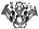 Carenagem Moto Honda CBR1000RR 2004-2005 - Prata Preto Brilhante