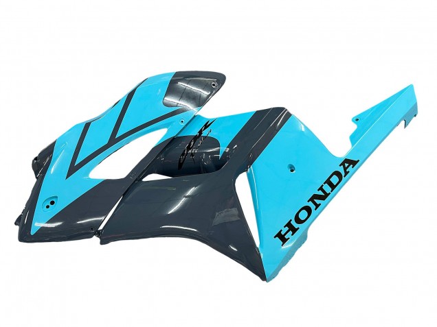 Carenagens Moto Honda CBR1000RR 2004-2005 - Azul Claro Preto Brilhante