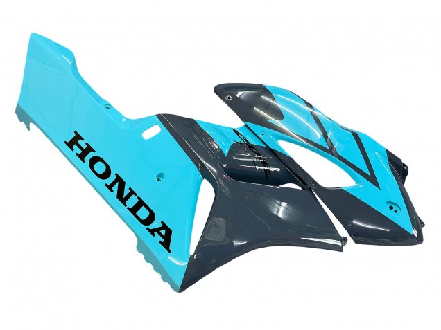 Carenagens Moto Honda CBR1000RR 2004-2005 - Azul Claro Preto Brilhante