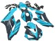 Carenagens Moto Honda CBR1000RR 2004-2005 - Azul Claro Preto Brilhante