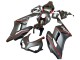 Carenagens Moto Honda CBR1000RR 2004-2005 - Preto Brilhante Cinzento Brilhante Vermelho Listra