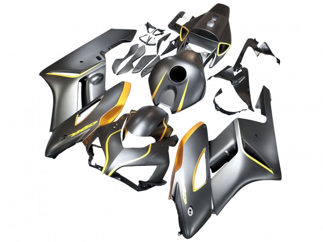 Carenagens Moto Honda CBR1000RR 2004-2005 - Cinzento Fosco Ouro