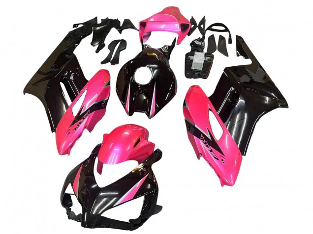 Carenagens Moto Honda CBR1000RR 2004-2005 - Rosa Preto Brilhante