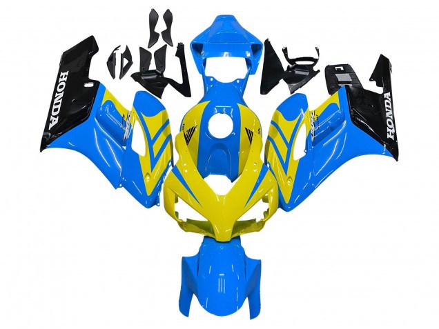 Carenagens Moto Honda CBR1000RR 2004-2005 - Azul Amarelo Preto Brilhante