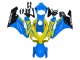 Carenagens Moto Honda CBR1000RR 2004-2005 - Azul Amarelo Preto Brilhante