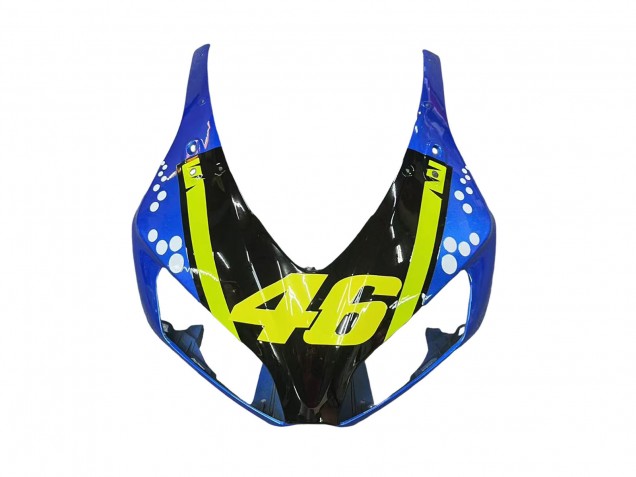 Carenagens Moto Honda CBR1000RR 2006-2007 - Azul Verde Fluorescente Preto Brilhante Tubarão 46