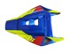 Carenagens Moto Honda CBR1000RR 2006-2007 - Azul Verde Fluorescente Preto Brilhante Tubarão 46