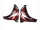 Carenagem Moto Honda CBR1000RR 2008-2011 - Preto Brilhante Vermelho Chama