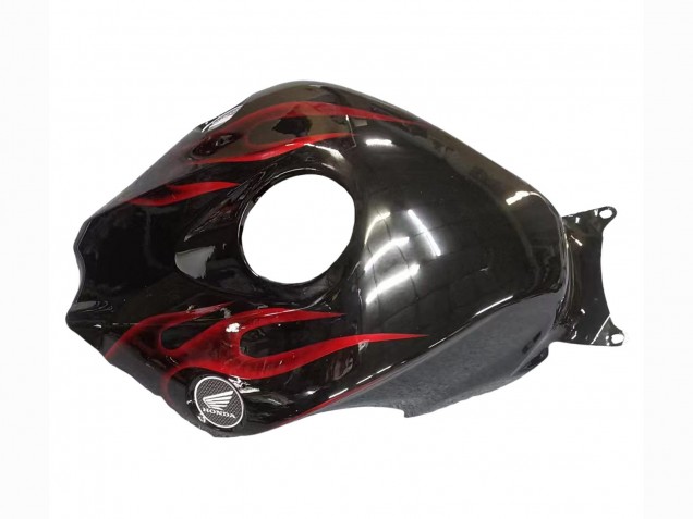 Carenagem Moto Honda CBR1000RR 2008-2011 - Preto Brilhante Vermelho Chama