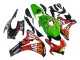 Carenagens Moto Honda CBR1000RR 2008-2011 - Verde Laranja Preto Brilhante Rossi Michelin 46