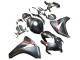 Carenagens Moto Honda CBR1000RR 2008-2011 - Preto Fosco Vermelho Fireblade