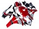 Carenagens Moto Honda CBR1000RR 2008-2011 - Branco Vermelho Preto Brilhante Corrida 24