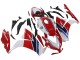 Kits Carenagem Moto Honda CBR1000RR 2012-2016 - Branco Vermelho Azul