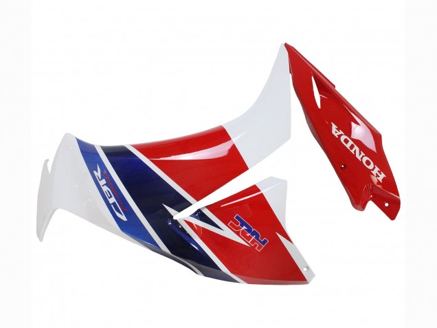 Kits Carenagem Moto Honda CBR1000RR 2012-2016 - Branco Vermelho Azul