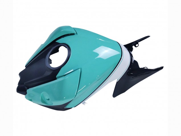 Carenagens Moto Honda CBR1000RR 2017-2023 - Branco Azul Claro Preto Brilhante