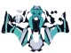 Carenagens Moto Honda CBR1000RR 2017-2023 - Branco Azul Claro Preto Brilhante