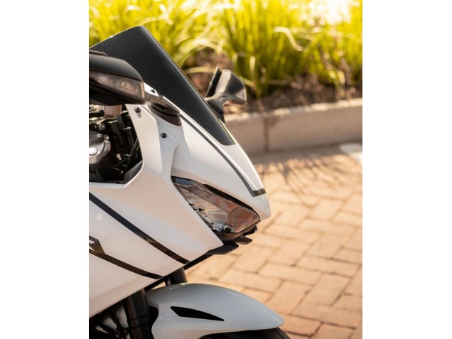Carenagens Moto Honda CBR1000RR 2017-2023 - Branco Preto Listra Fireblade