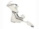 Carenagens Moto Honda CBR1000RR 2017-2023 - Branco Preto Listra Fireblade