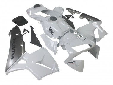 Carenagem Moto Honda CBR600RR 2003-2004 - Prata Branco