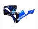 Carenagem Moto Honda CBR600RR 2005-2006 - Preto Brilhante Azul Chama