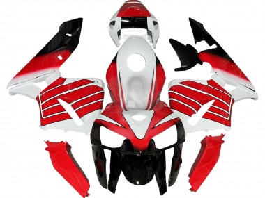 Carenagem Moto Honda CBR600RR 2005-2006 - Vermelho Branco Preto
