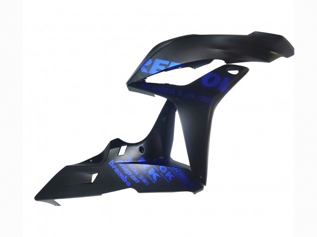 Carenagens Moto Honda CBR600RR 2007-2008 - Preto Fosco Azul Repsol