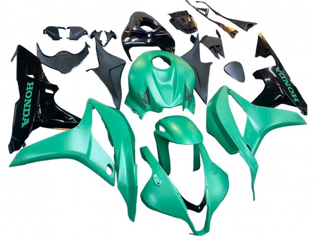 Carenagem Moto Honda CBR600RR 2007-2008 - Verde Preto Brilhante
