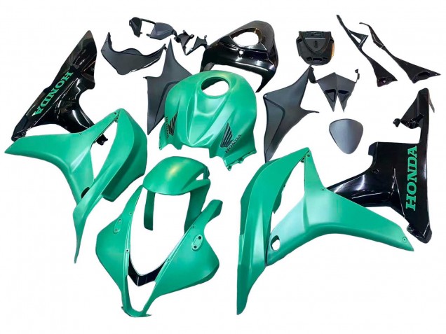 Carenagem Moto Honda CBR600RR 2007-2008 - Verde Preto Brilhante