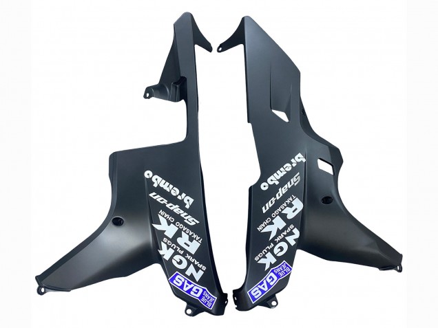 Carenagem Moto Honda CBR600RR 2007-2008 - Preto Fosco Branco Repsol