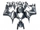 Carenagem Moto Honda CBR600RR 2007-2008 - Preto Fosco Branco Repsol