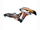 Carenagens Moto Honda CBR600RR 2007-2008 - Preto Fosco Laranja Vermelho Rossi Repsol 46