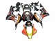 Carenagens Moto Honda CBR600RR 2007-2008 - Preto Fosco Laranja Vermelho Rossi Repsol 46