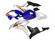Carenagens Moto Honda CBR600RR 2007-2008 - Branco Azul Vermelho Preto Brilhante