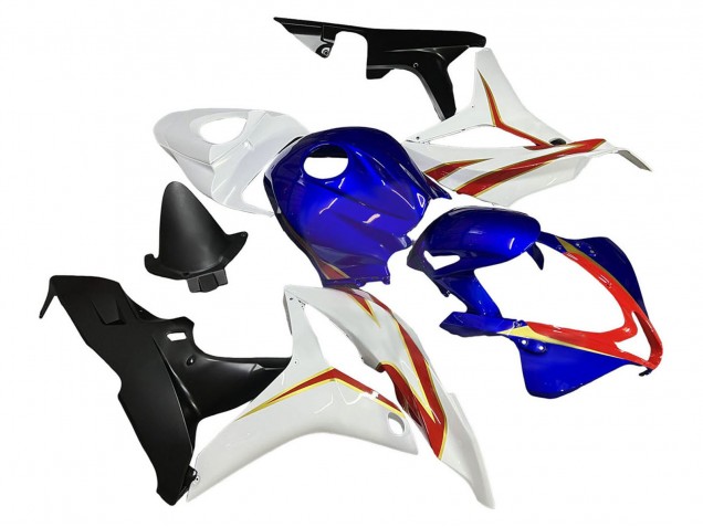 Carenagens Moto Honda CBR600RR 2007-2008 - Branco Azul Vermelho Preto Brilhante